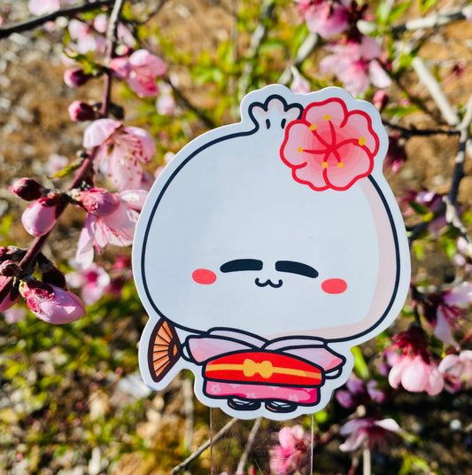 Japanese Style Dumpling Girl Sticker